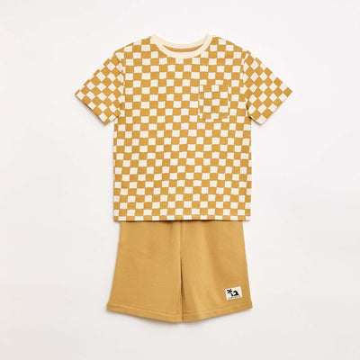 T-shirt + Shorts Set - 2 pieces YELLOW