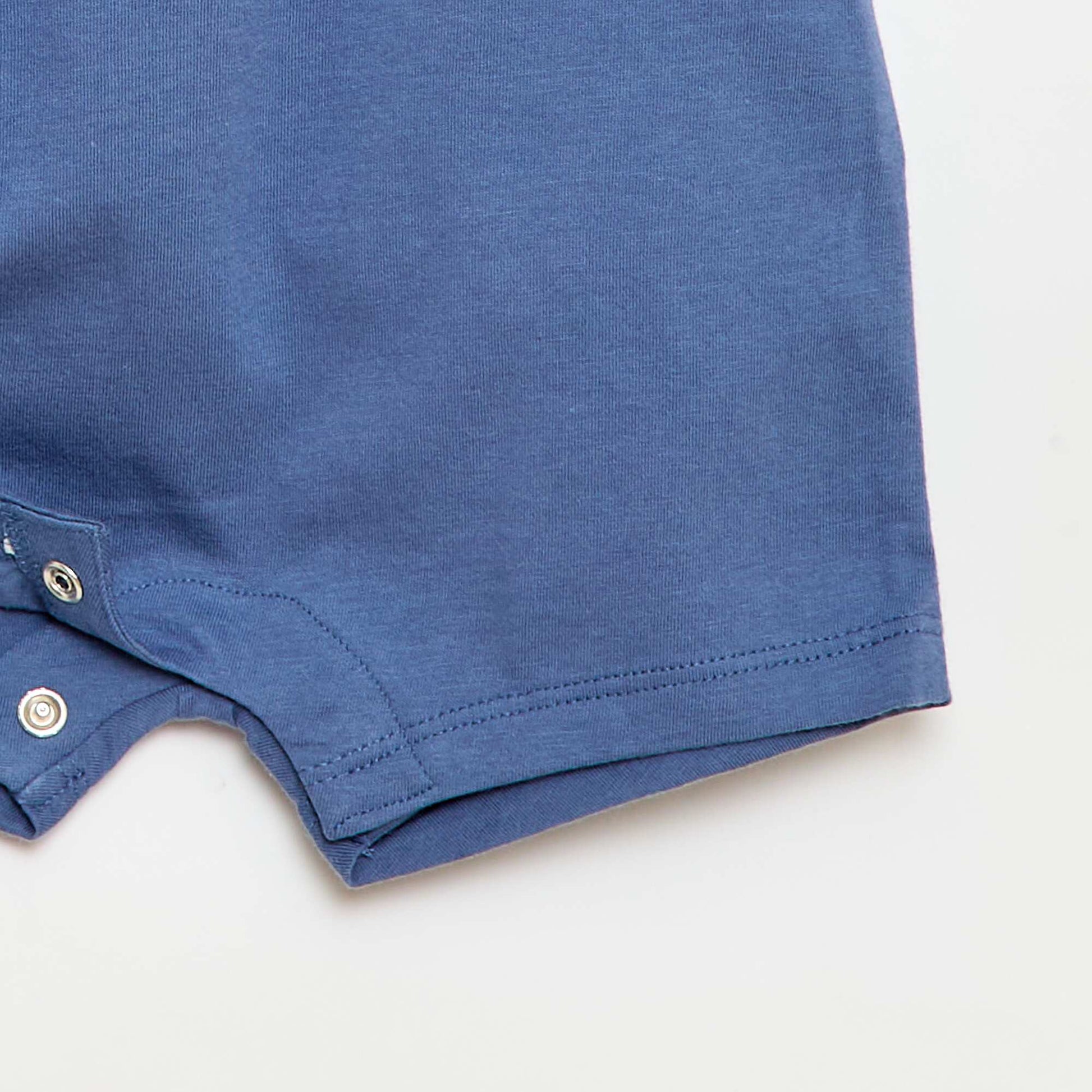 2-Pack of Short Jersey Rompers BLUE