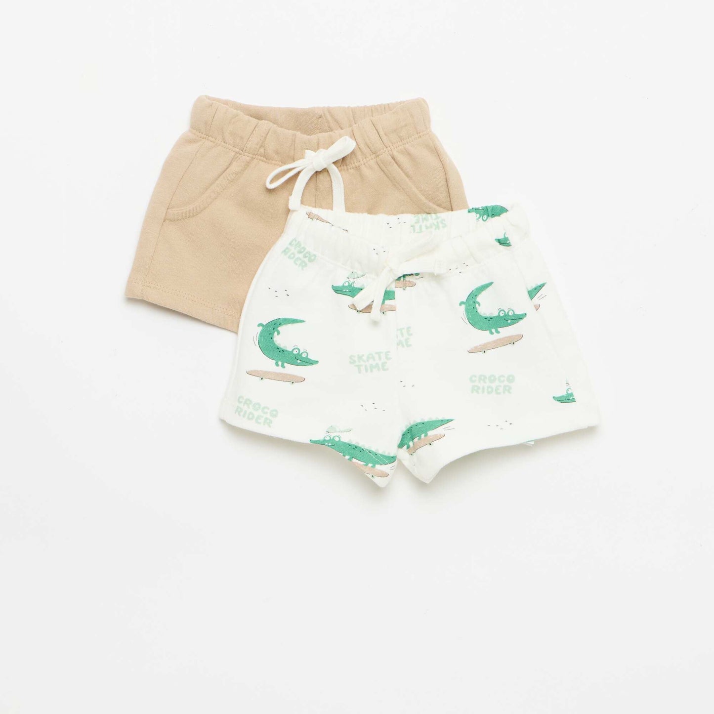 Pack of 2 shorts WHITE
