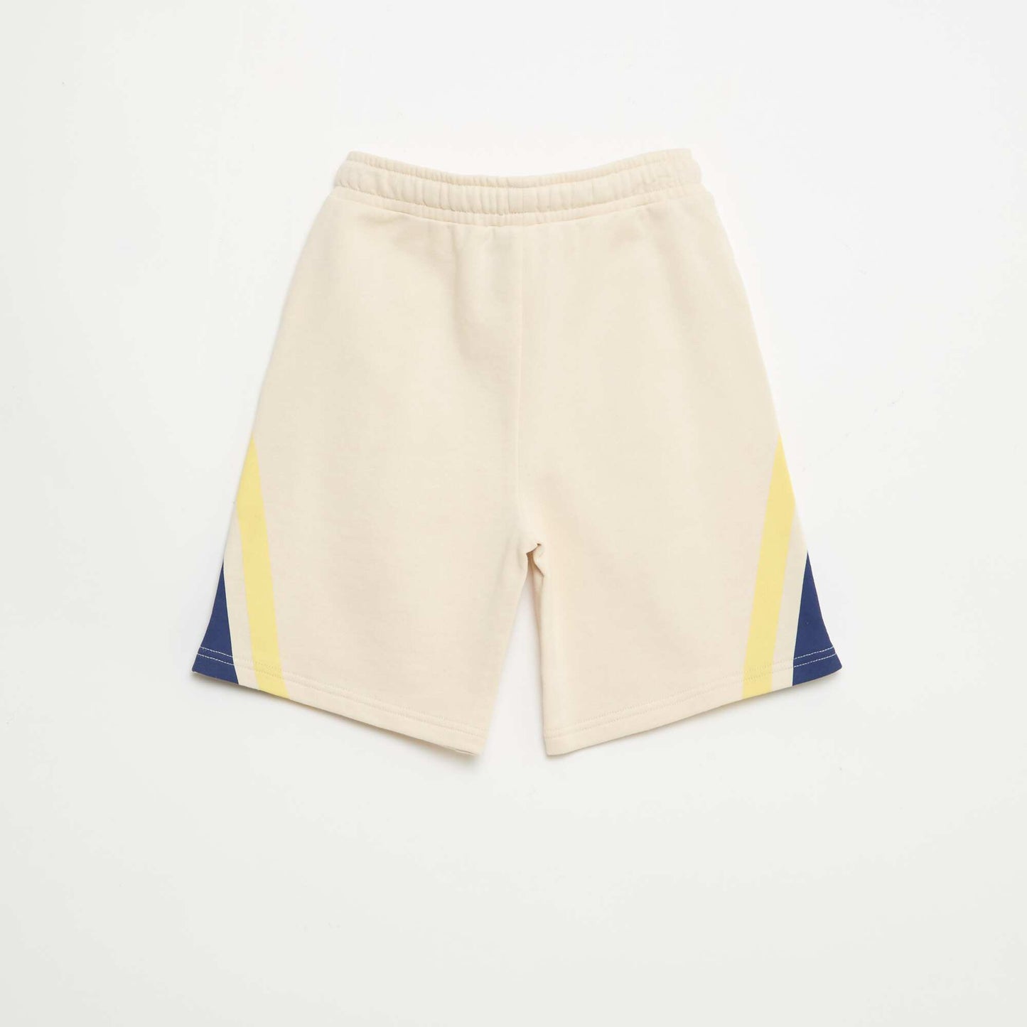 Graphic Print Shorts WHITE