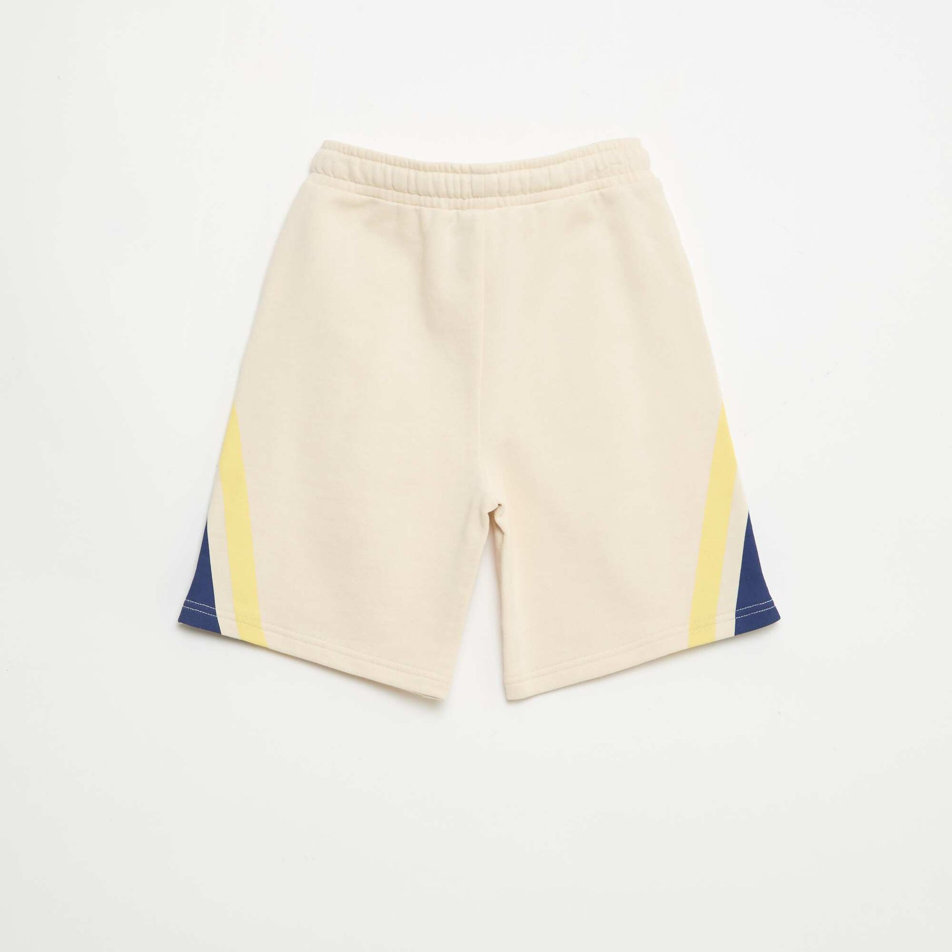 Graphic Print Shorts WHITE