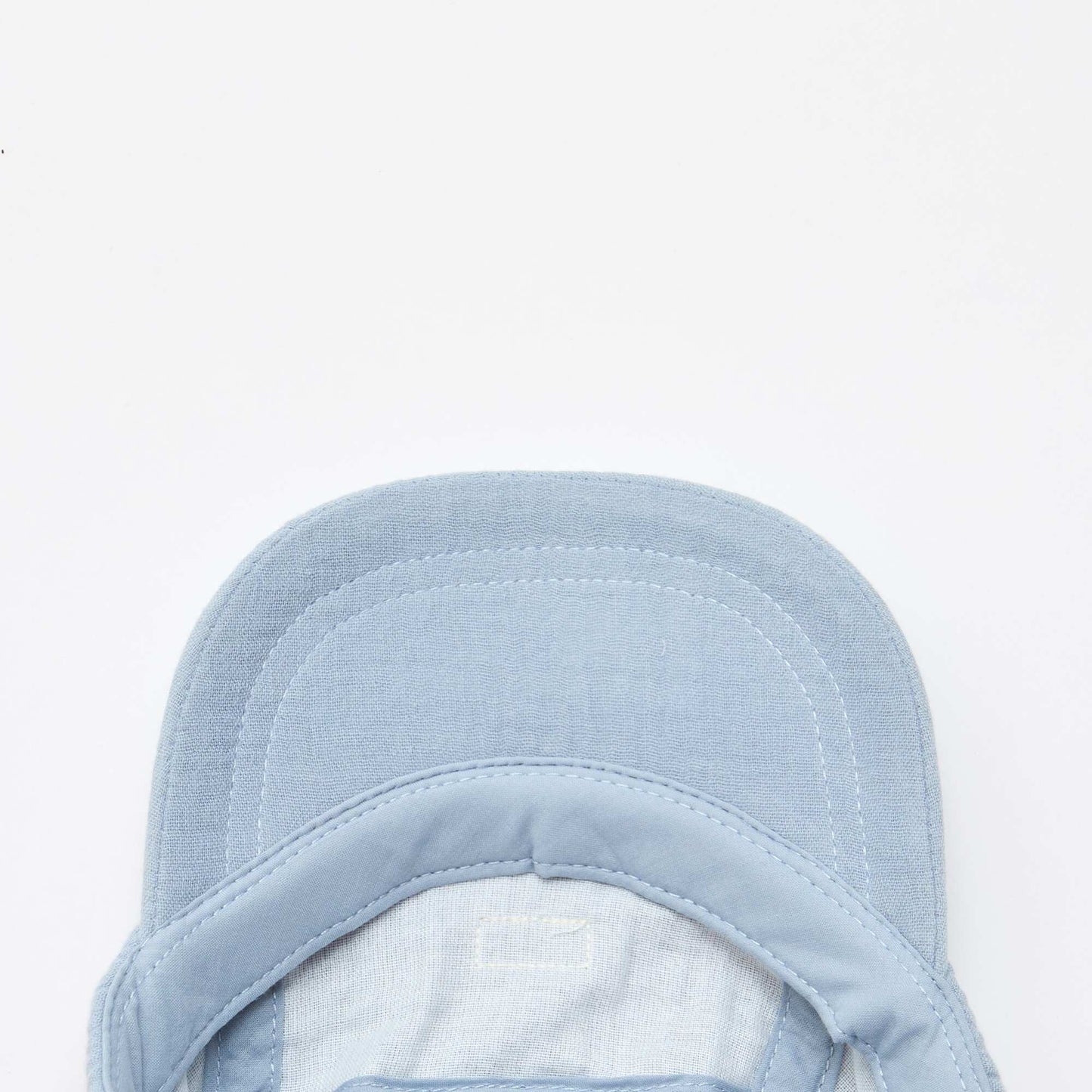Cotton gauze cap BLUE