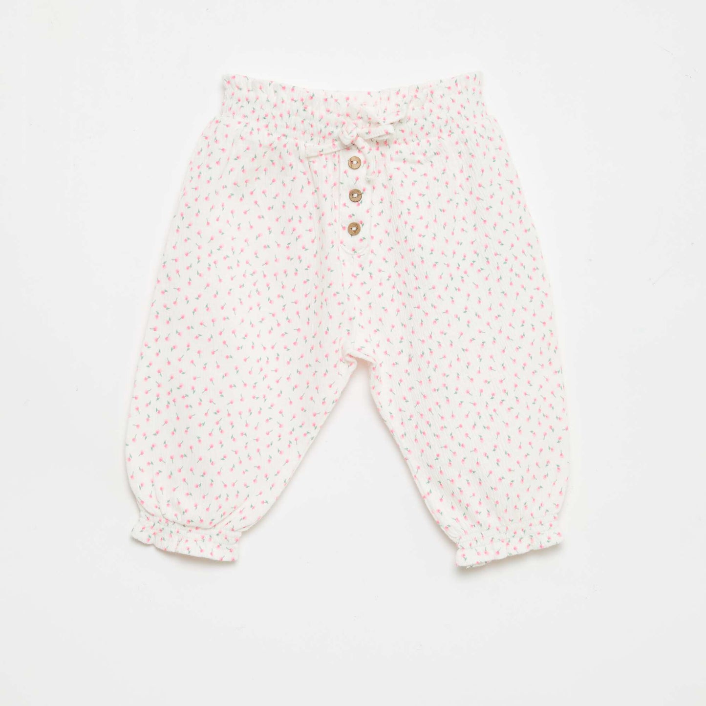 Cotton Jersey Harem Pants WHITE