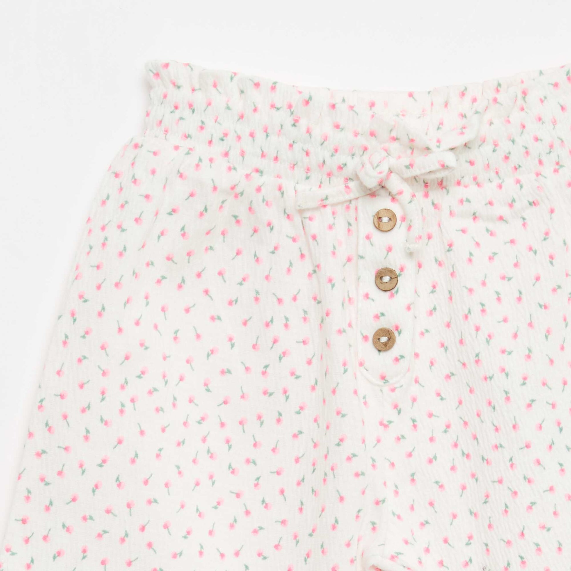Cotton Jersey Harem Pants WHITE
