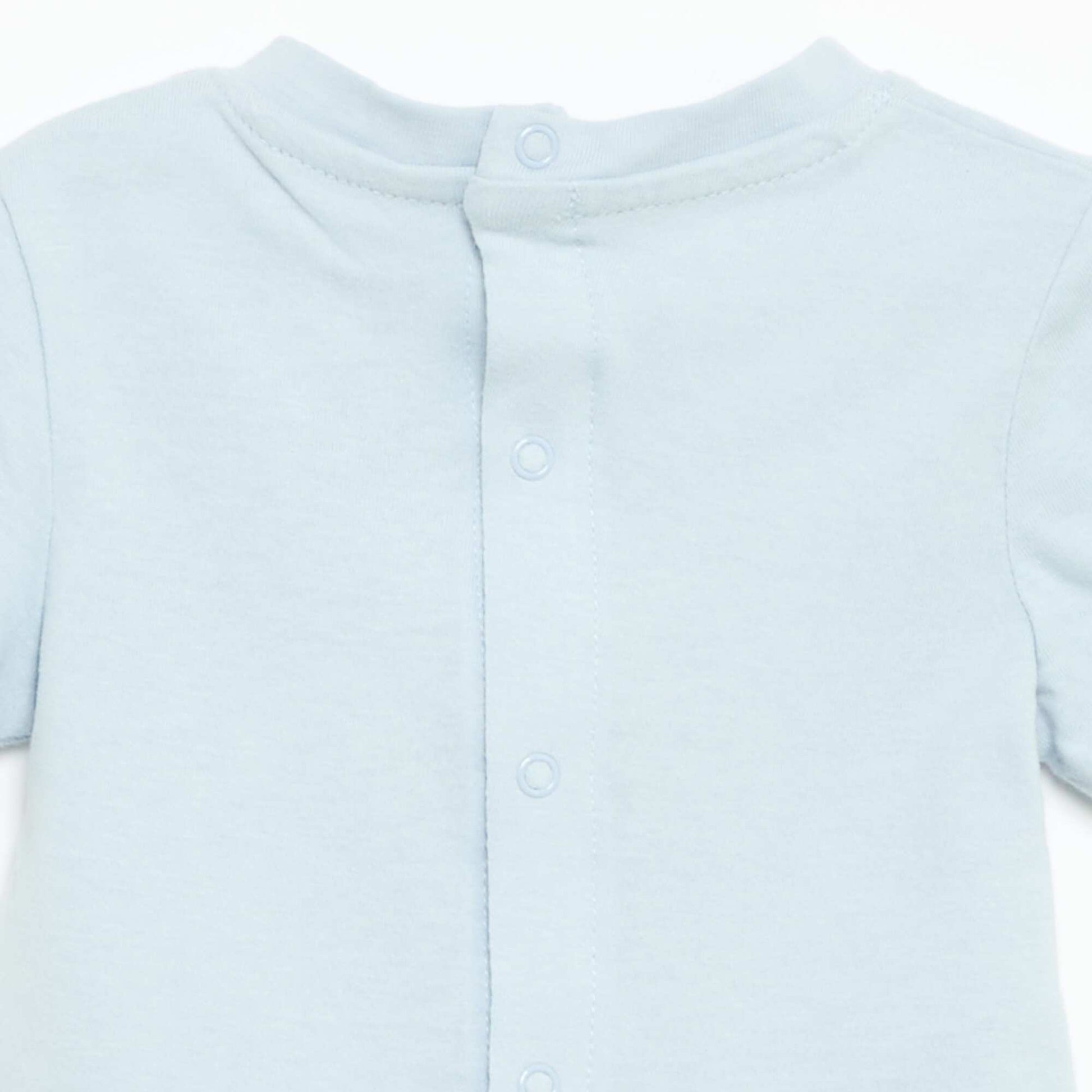 Printed Short-Sleeved T-shirt BLUE