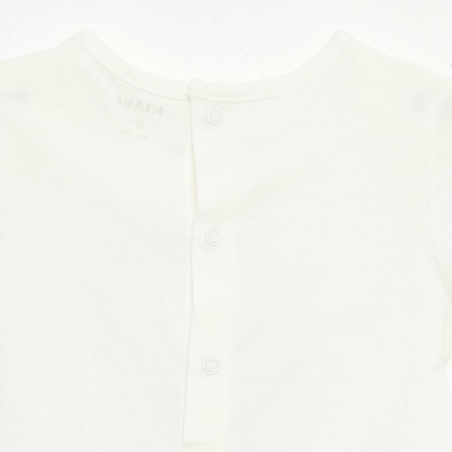Printed and embroidered short-sleeved T-shirt WHITE