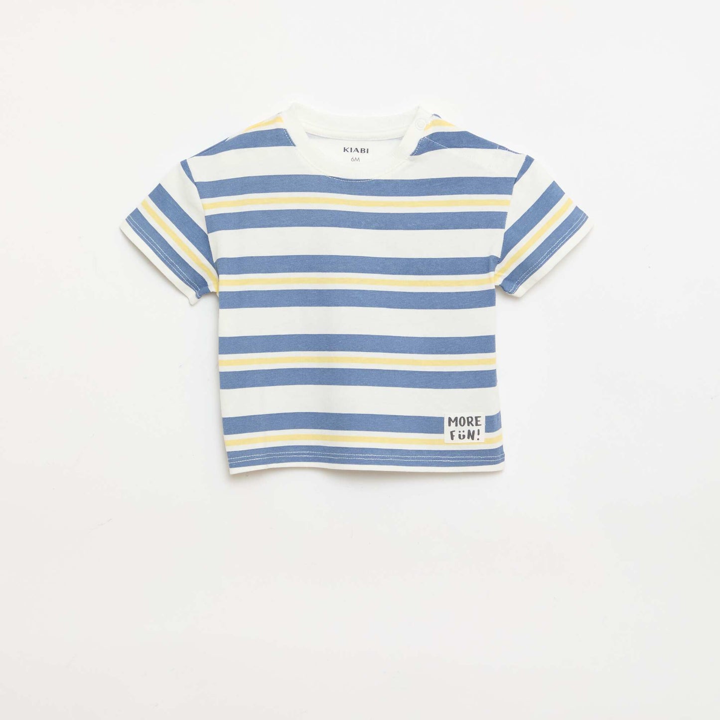 2-Pack Cotton Jersey Short-Sleeved T-shirts WHITE