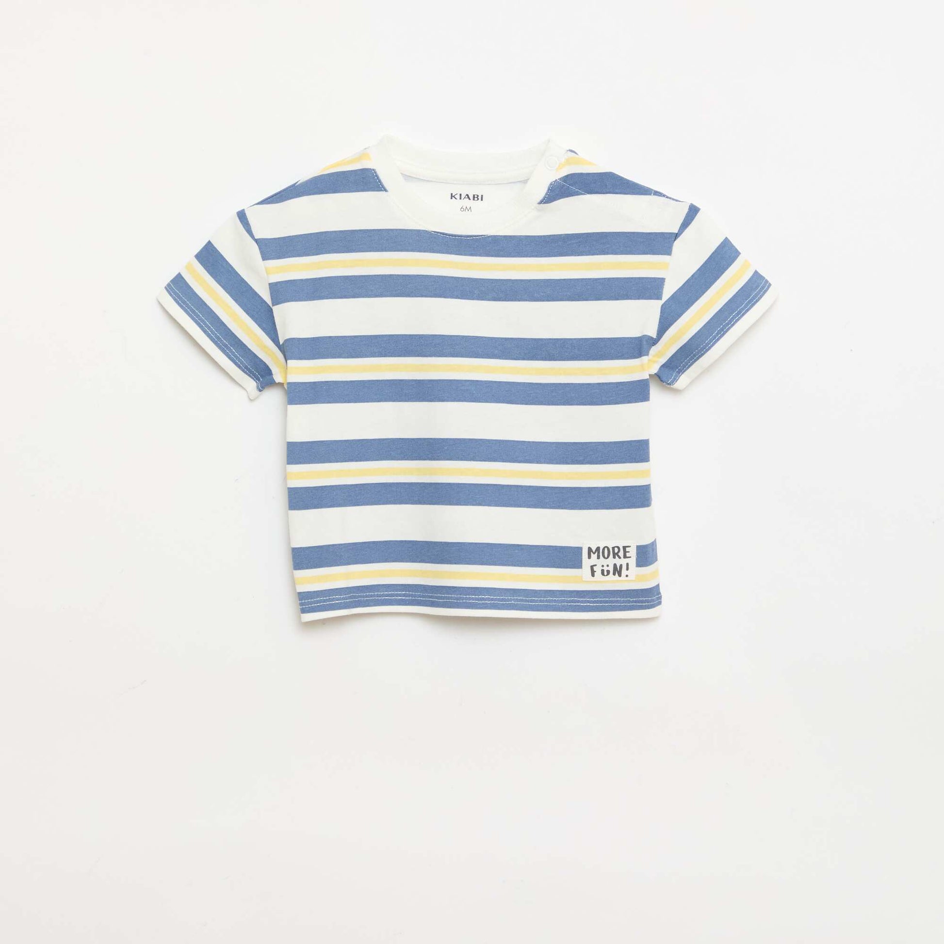 2-Pack Cotton Jersey Short-Sleeved T-shirts WHITE