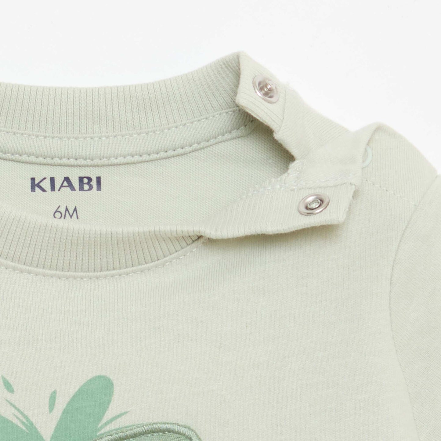 T-shirt with animated print GREEN