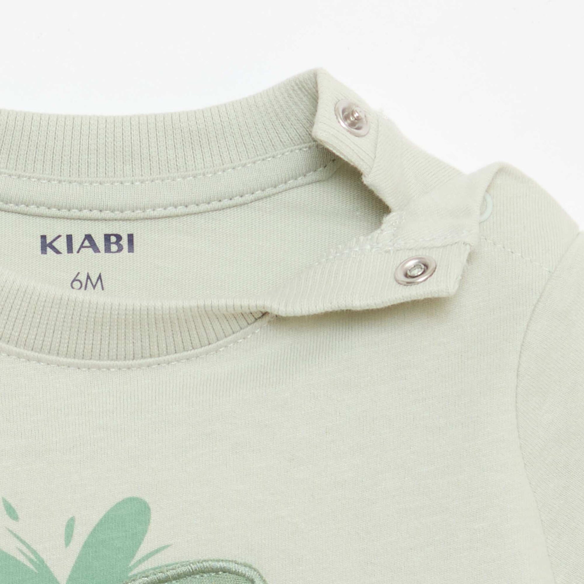 T-shirt with animated print GREEN
