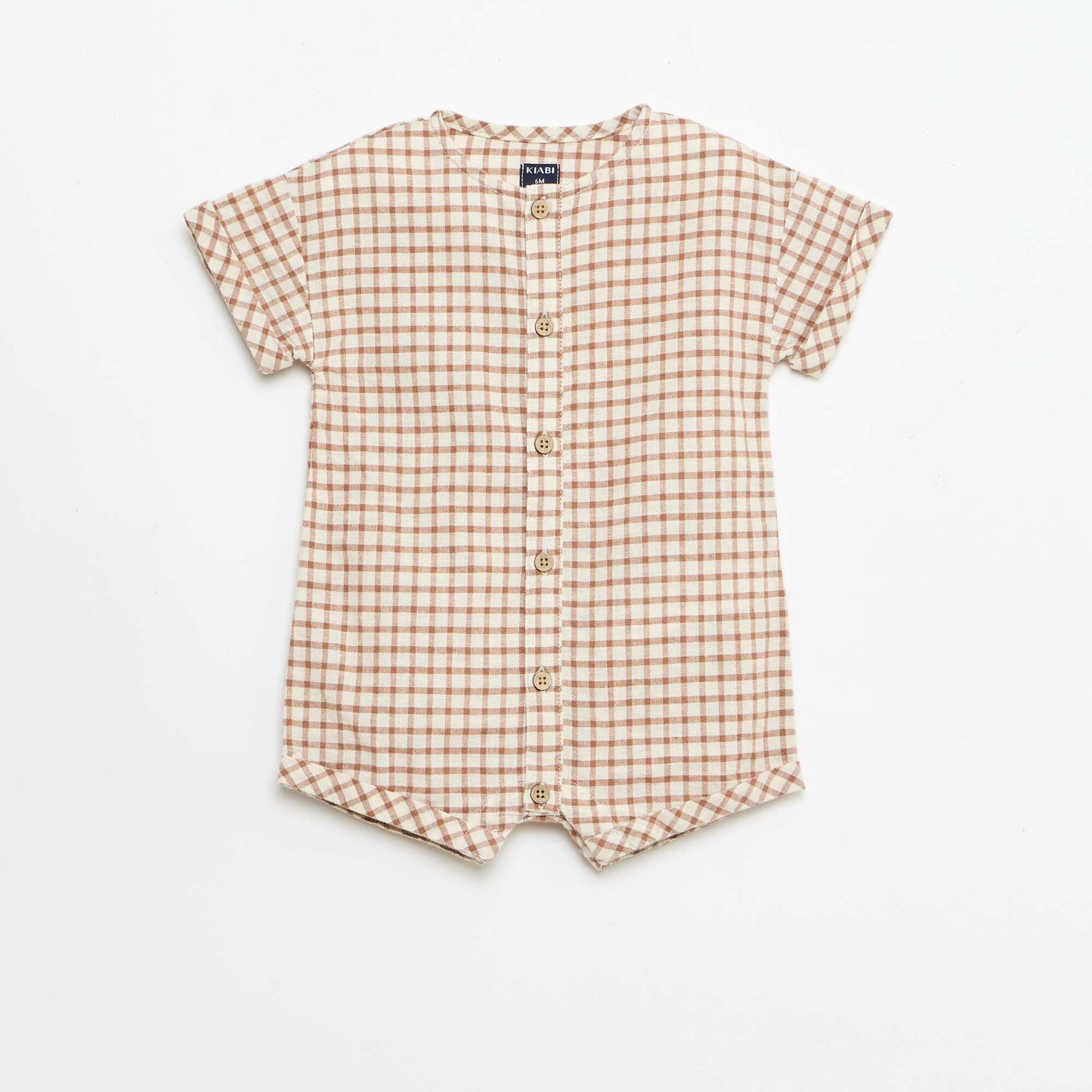 Short romper BROWN
