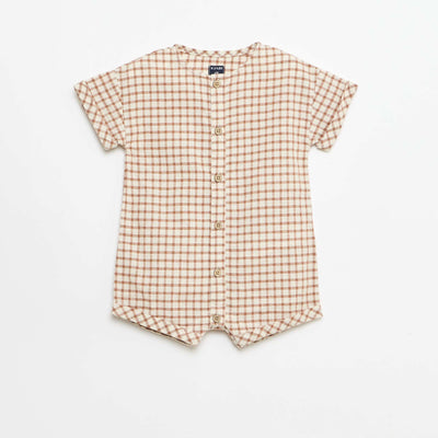 Short romper BROWN