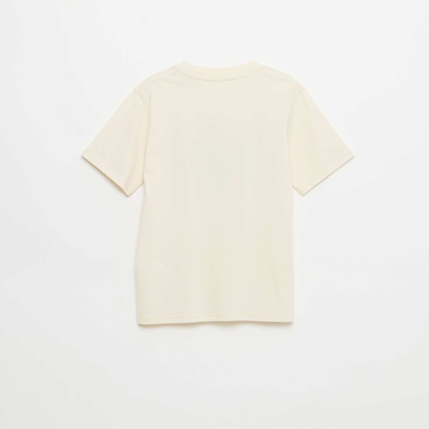 Short-sleeved graphic print T-shirt WHITE