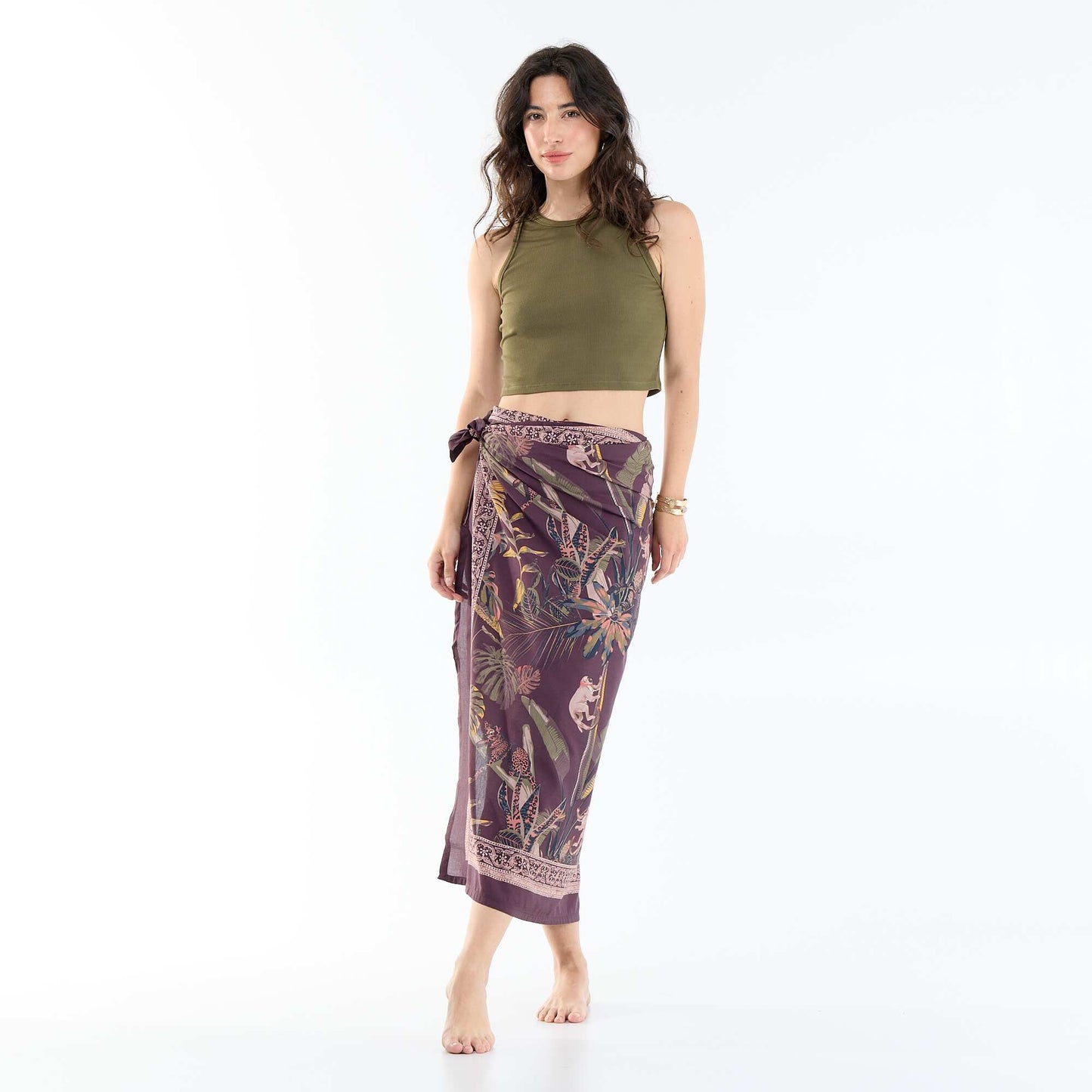 Printed Pareo RED