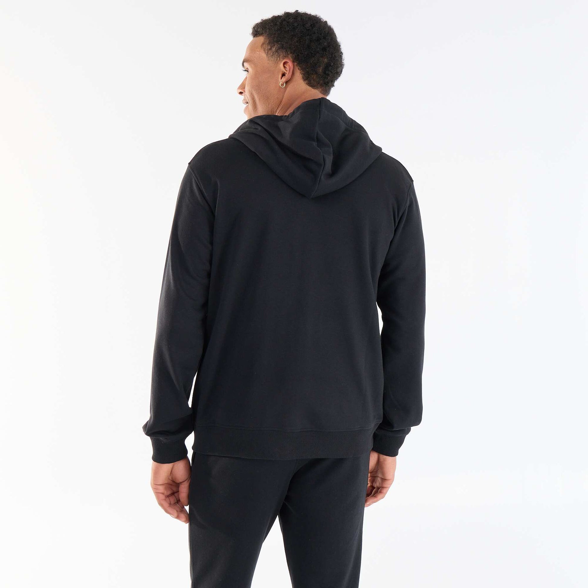 French Terry Hoodie BLACK