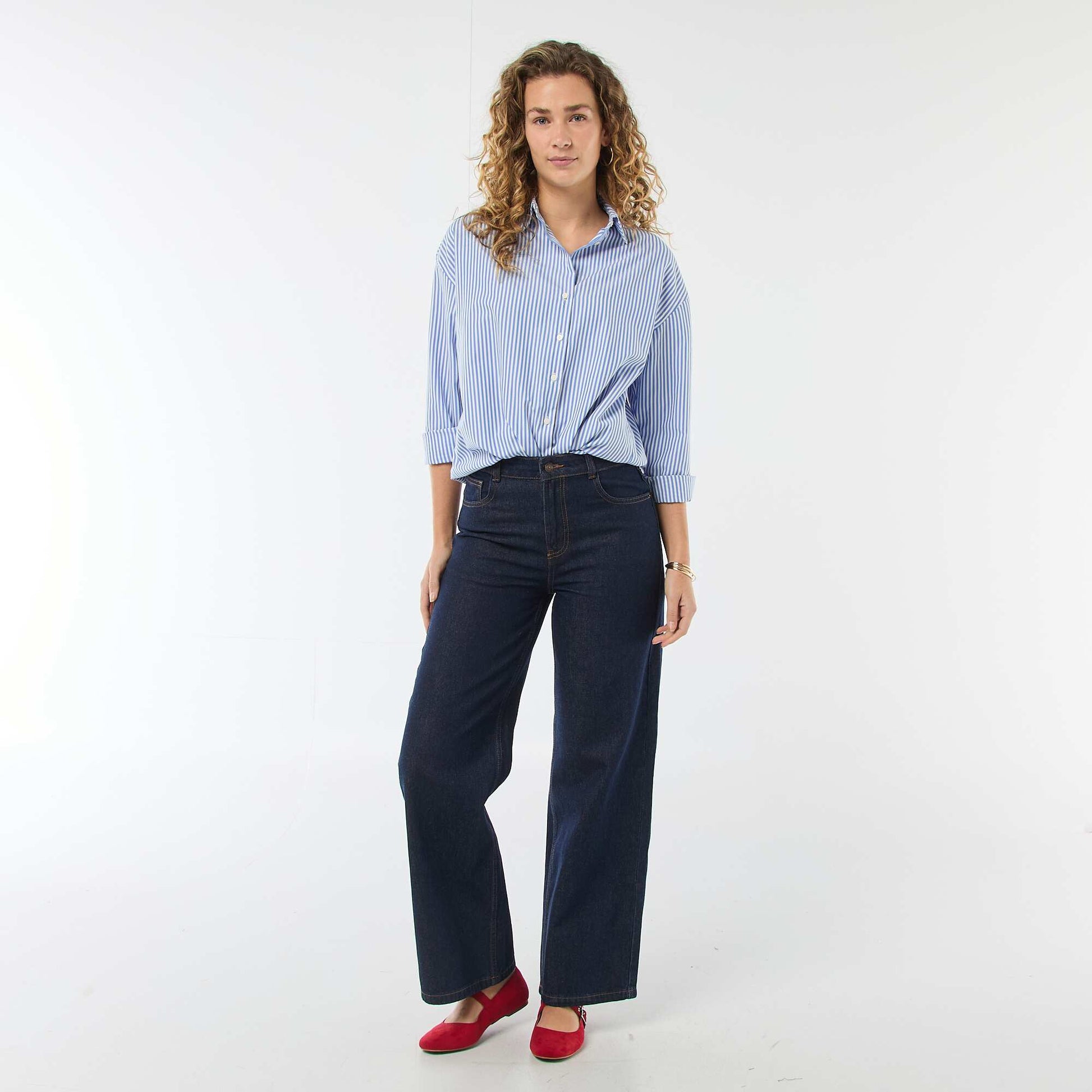 Wide Leg Jeans BLUE