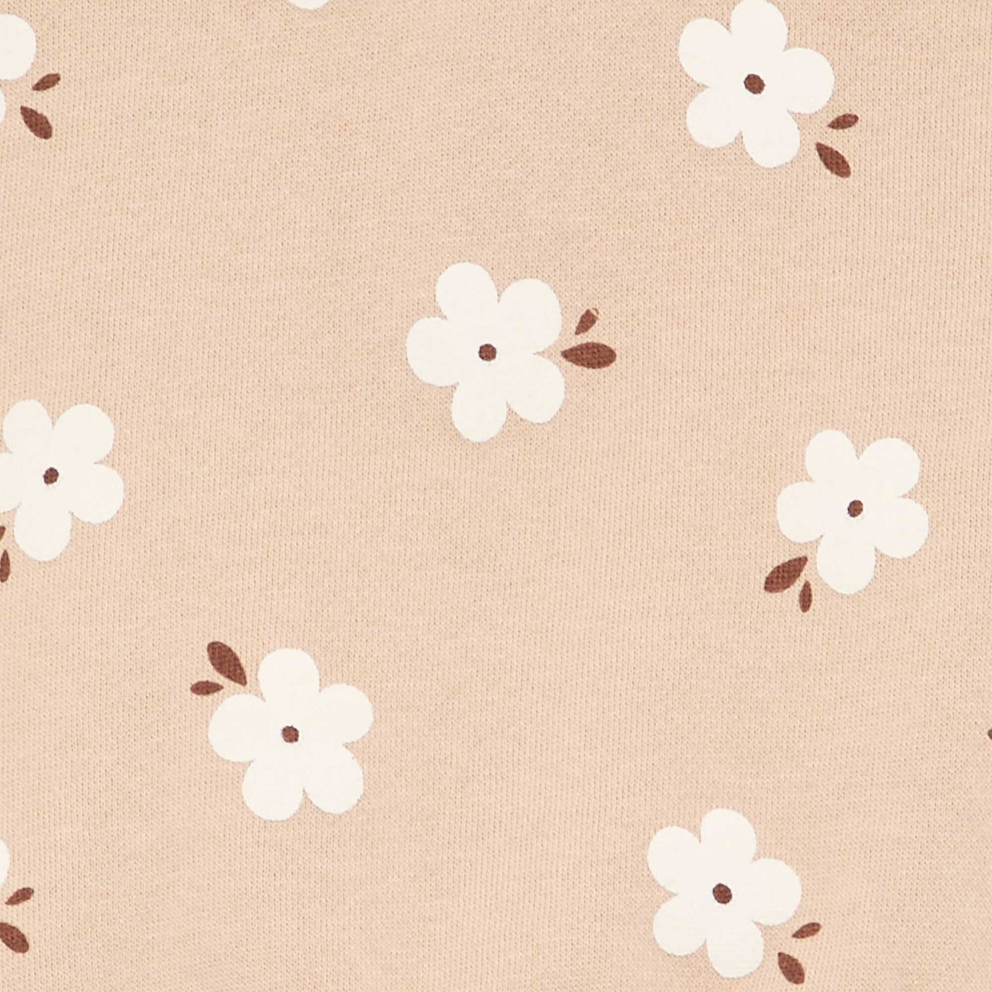 Patterned Fleece Sweatshirt BEIGE