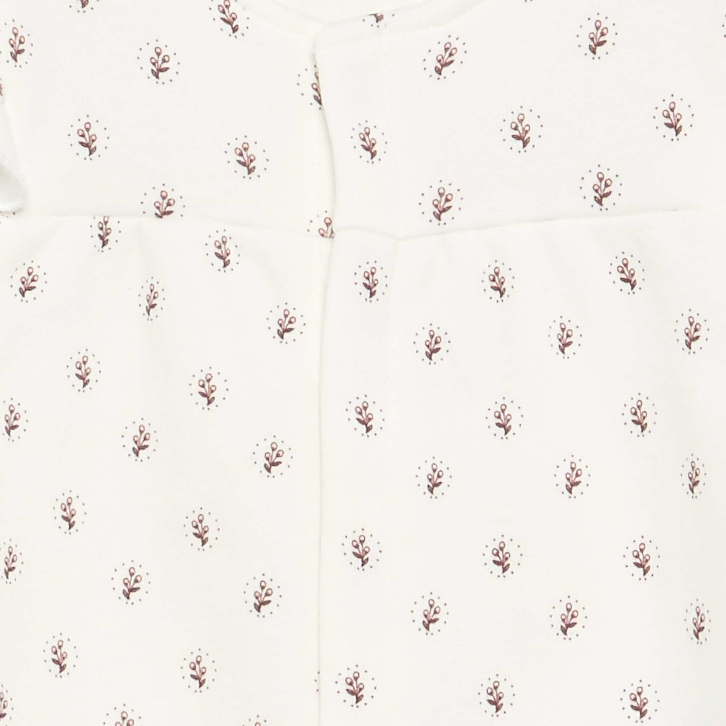 Warm Footed Sleepsuit WHITE