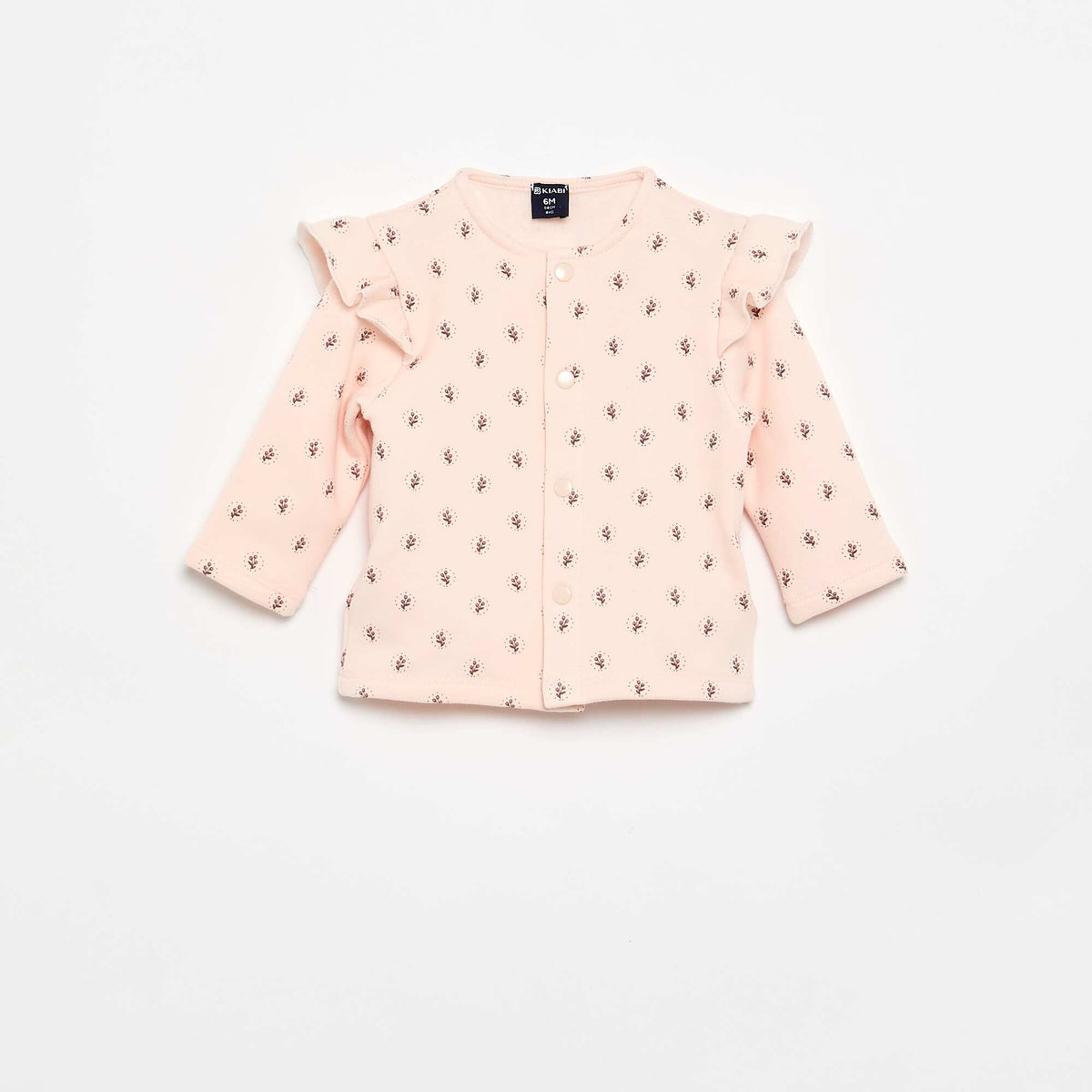 2-piece footed pajama set PINK