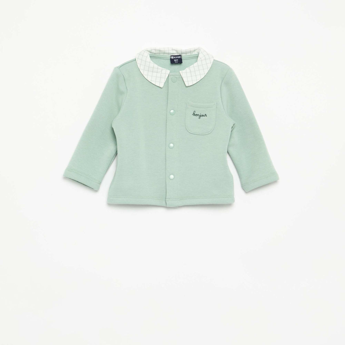 2-piece velour-look pajamas GREEN