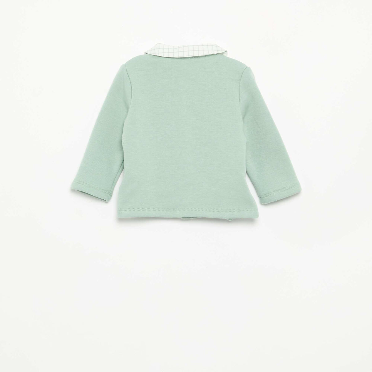 2-piece velour-look pajamas GREEN