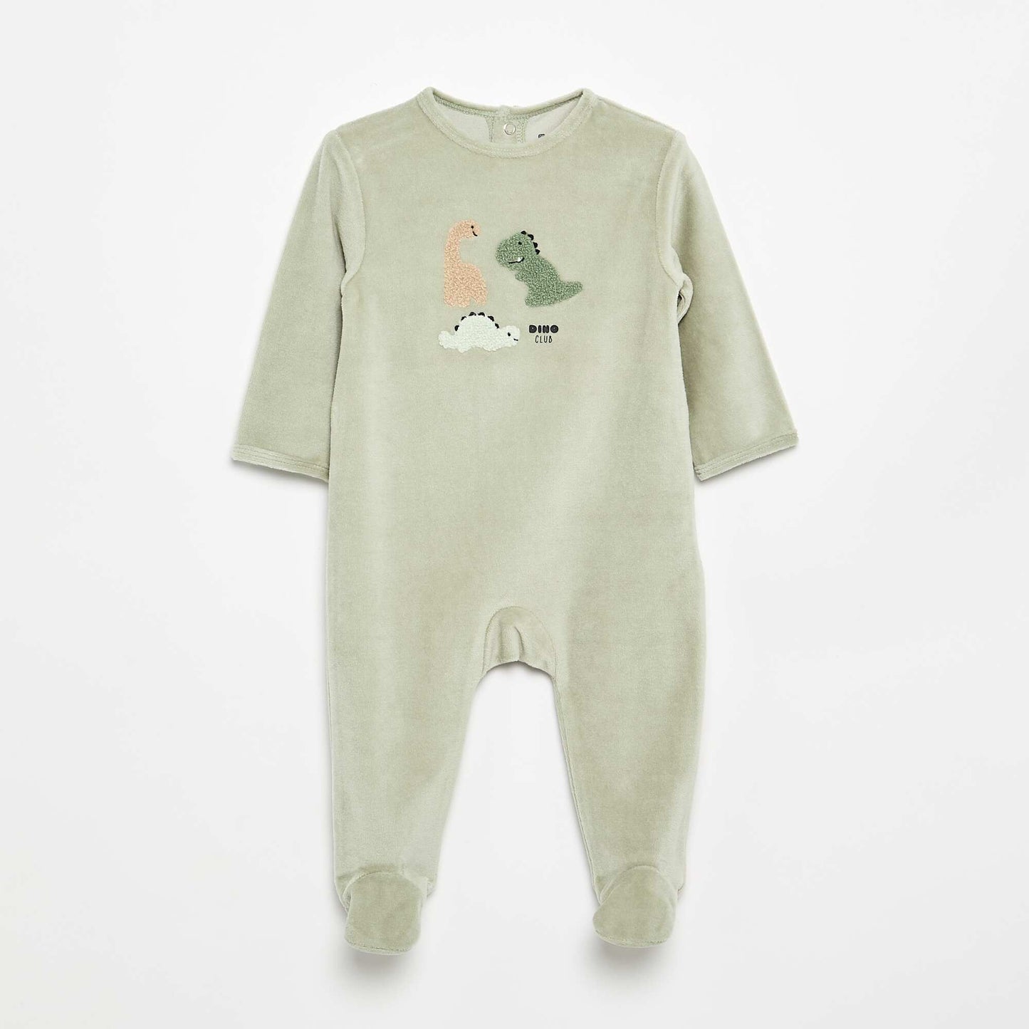 Velour Sleepsuit GREEN
