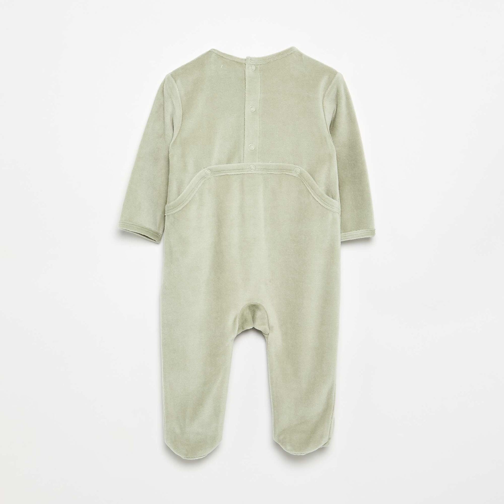 Velour Sleepsuit GREEN