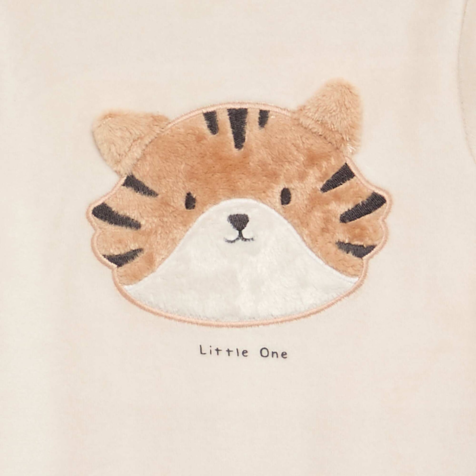 Velour Sleepsuit WHITE