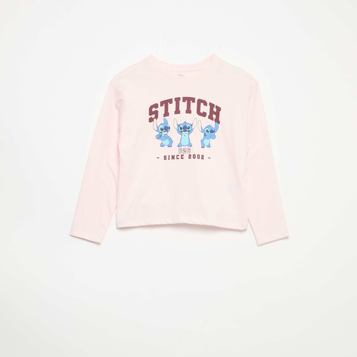 Disney Jersey Pyjamas - 2-Piece: Long-Sleeved T-Shirt + Trousers PINK