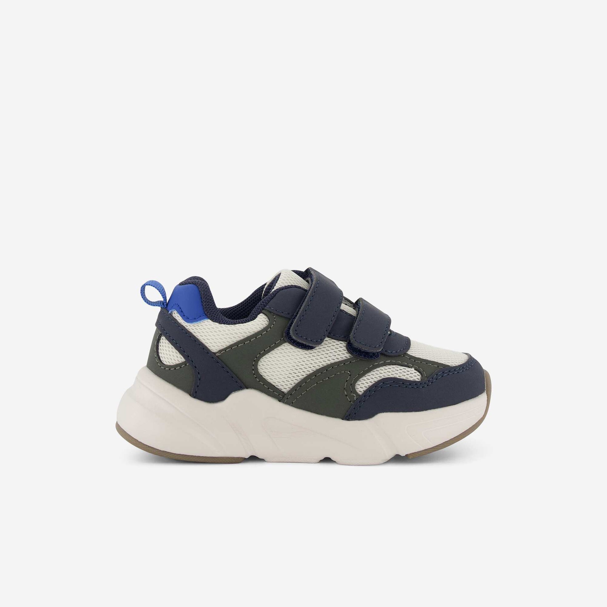Tricolor Hook-and-Loop Sneakers BLUE