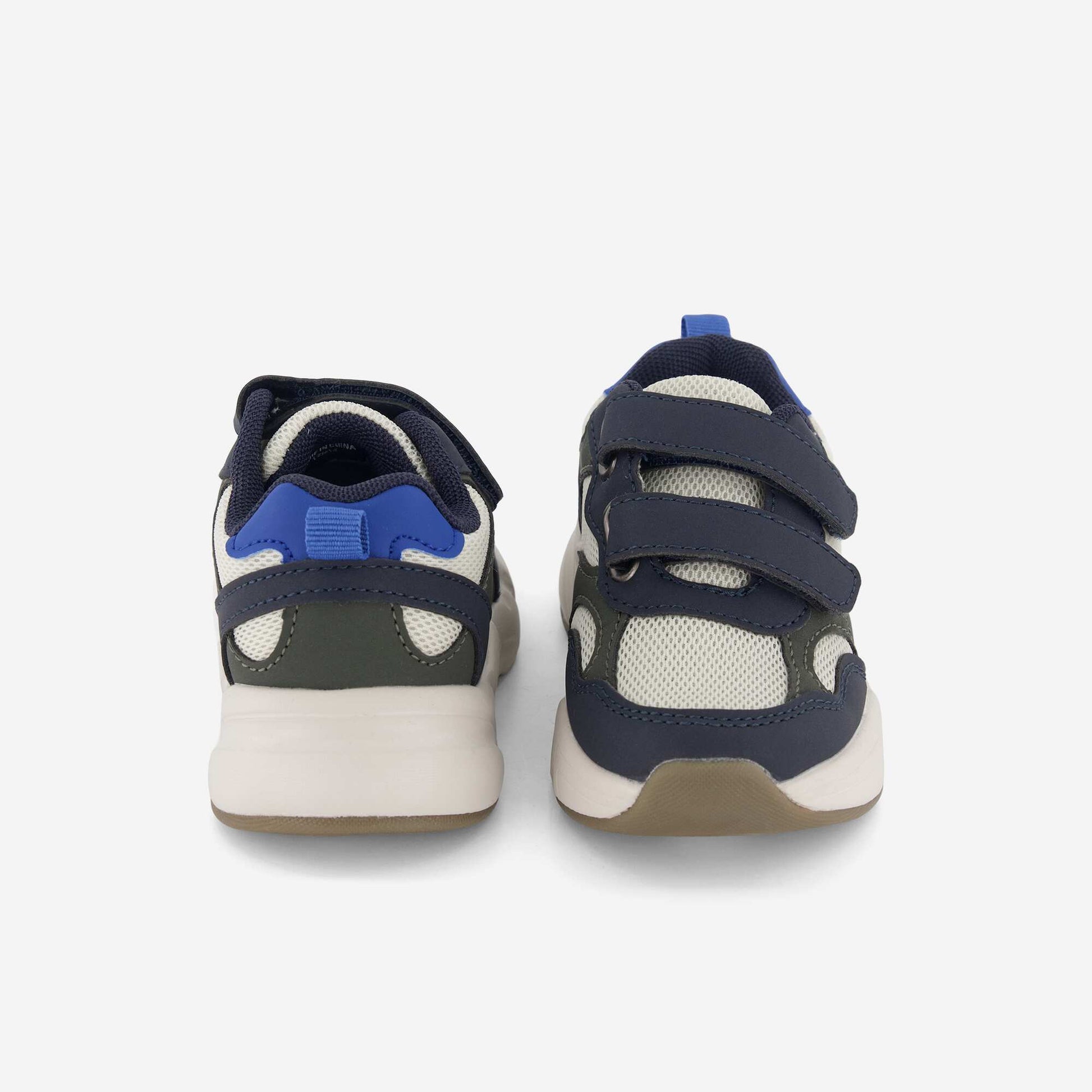 Tricolor Hook-and-Loop Sneakers BLUE