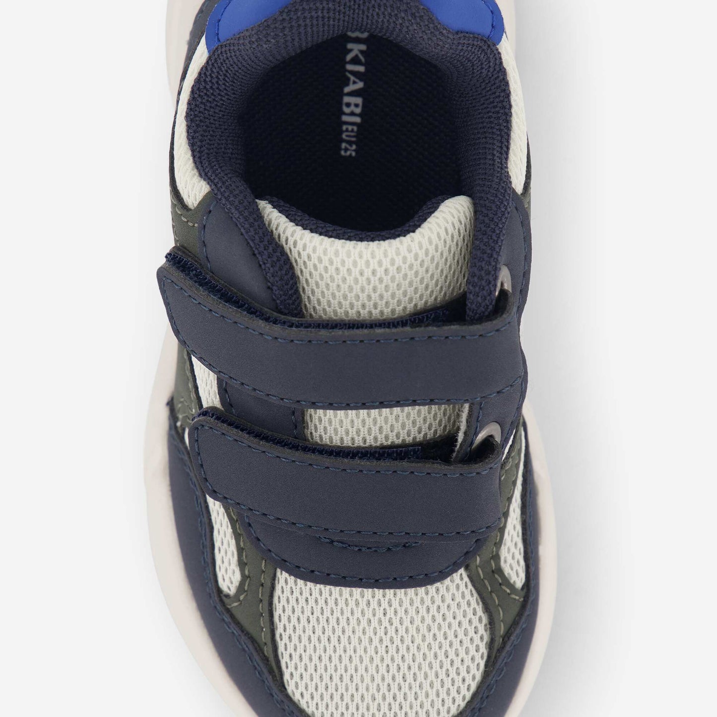 Tricolor Hook-and-Loop Sneakers BLUE