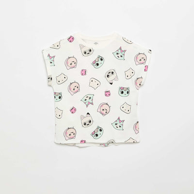 Short-sleeved T-shirt 'Gabby's Dollhouse' WHITE