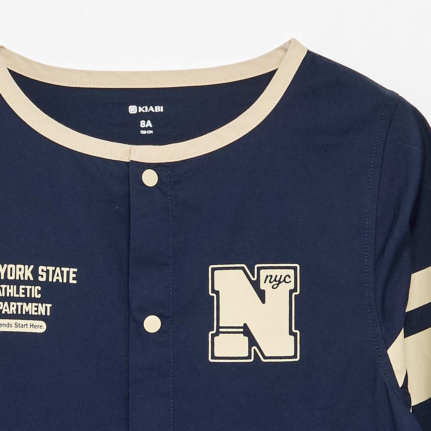 Long-sleeved school apron BLUE