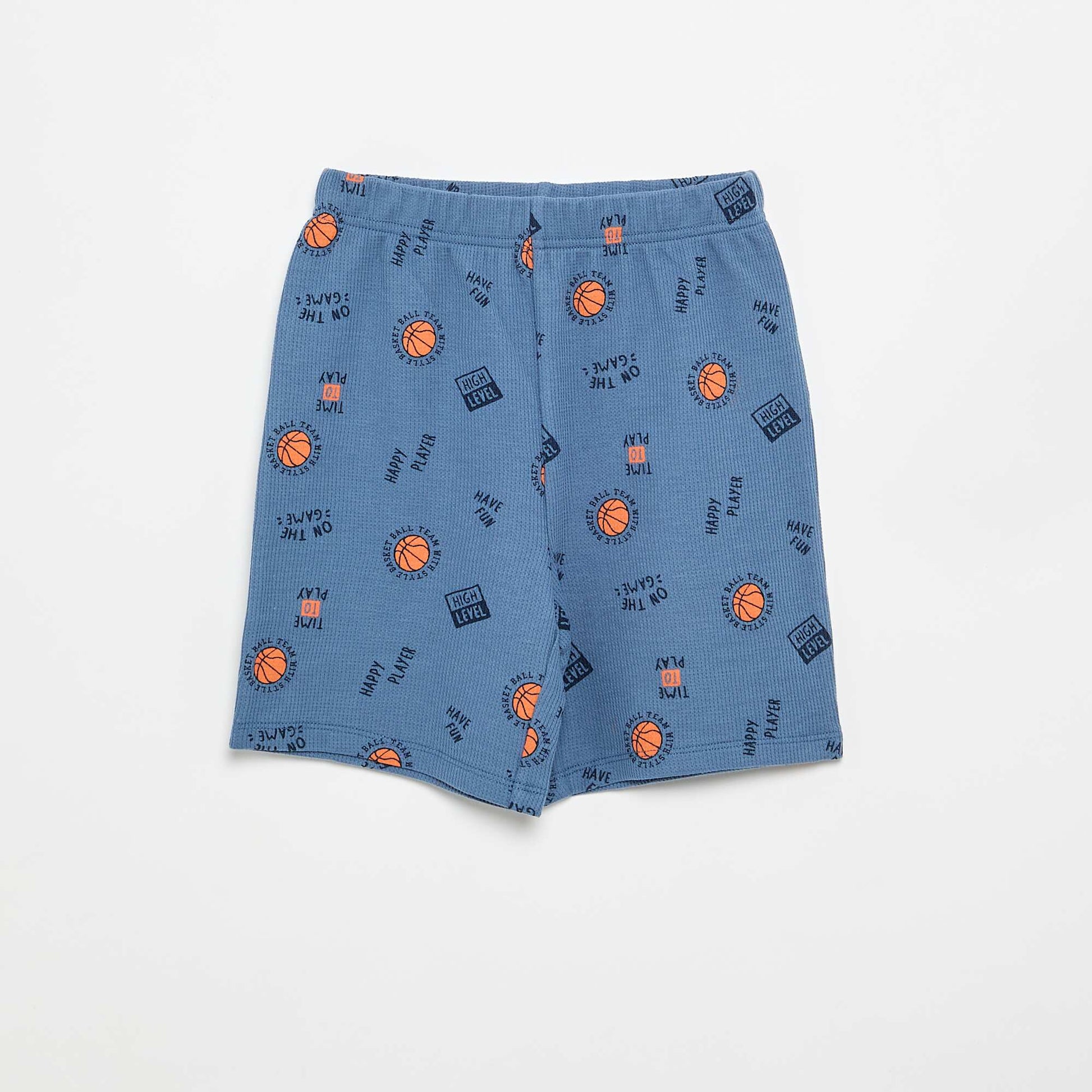 2-piece cotton short pyjamas BLUE