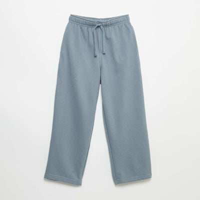 Plain French Terry Jogger Pants BLUE
