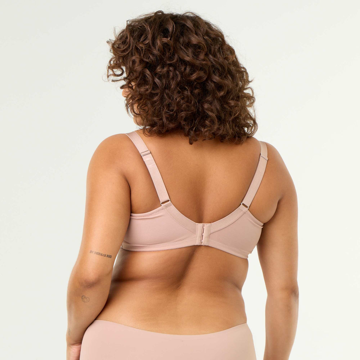 Full Cup Lace Bra BEIGE