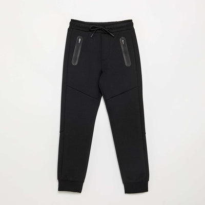 Jogger pants with pockets BLACK