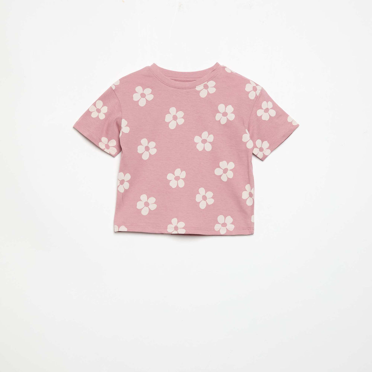 Printed jersey 2-piece short pyjamas PINK