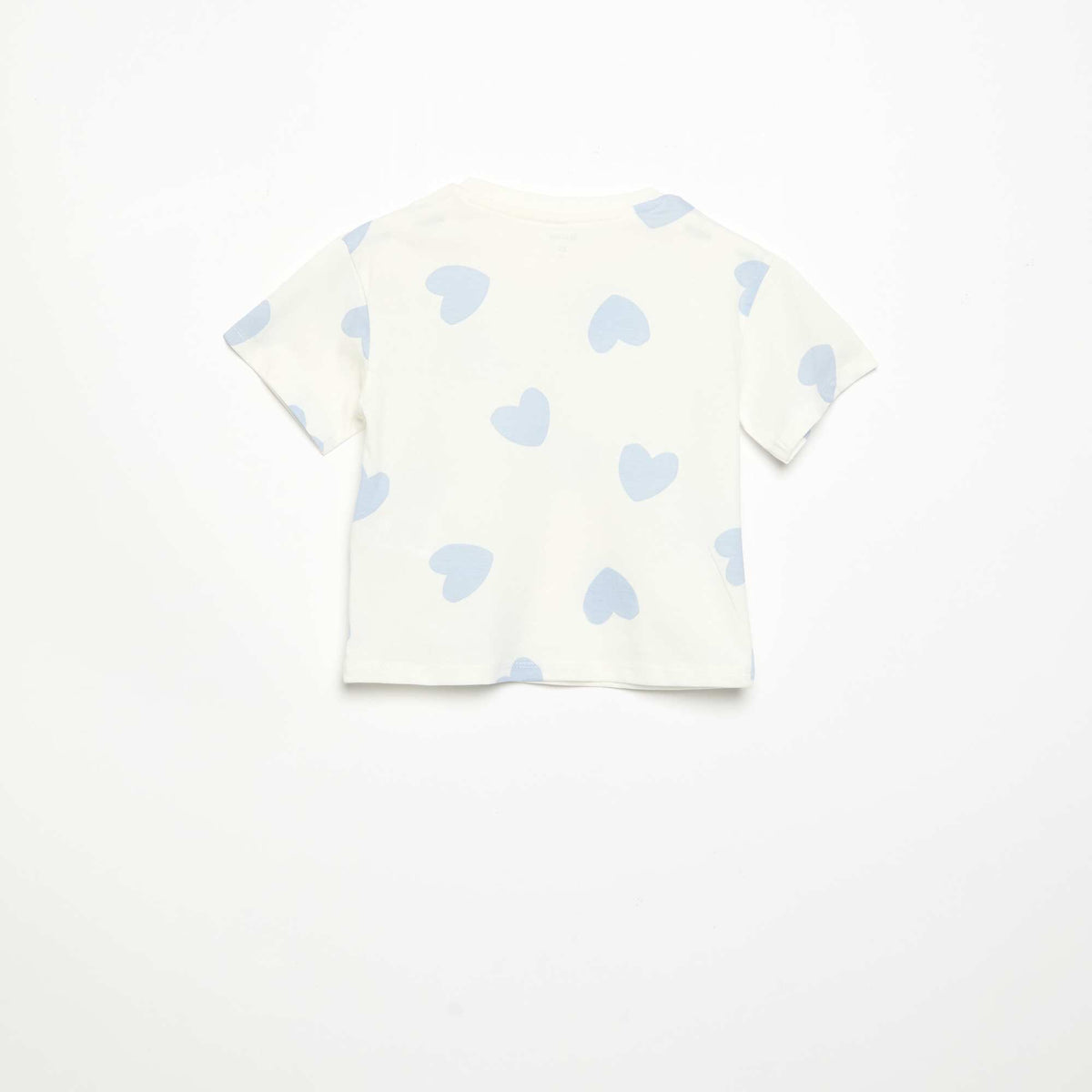Printed jersey 2-piece short pyjamas WHITE