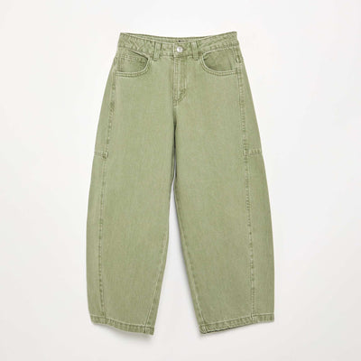 Balloon fit trousers KHAKI