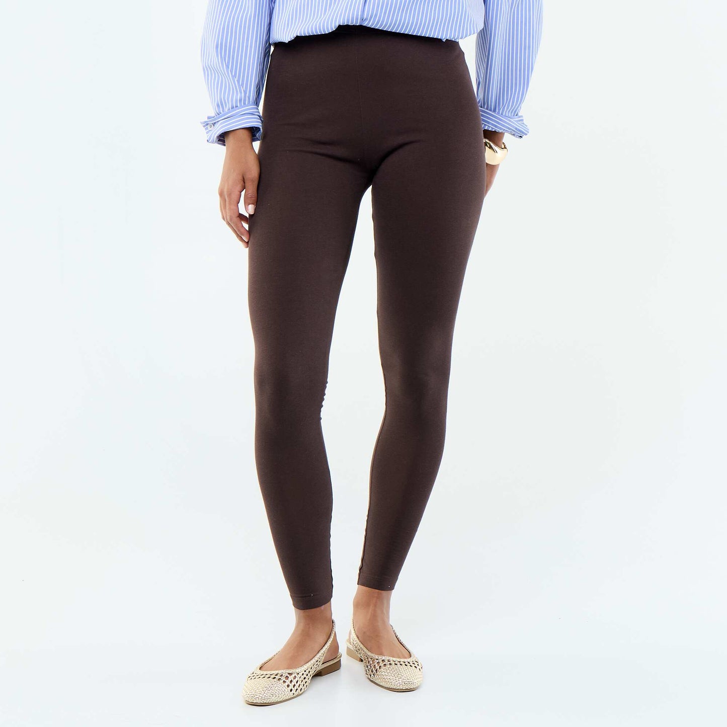 Sports leggings BROWN