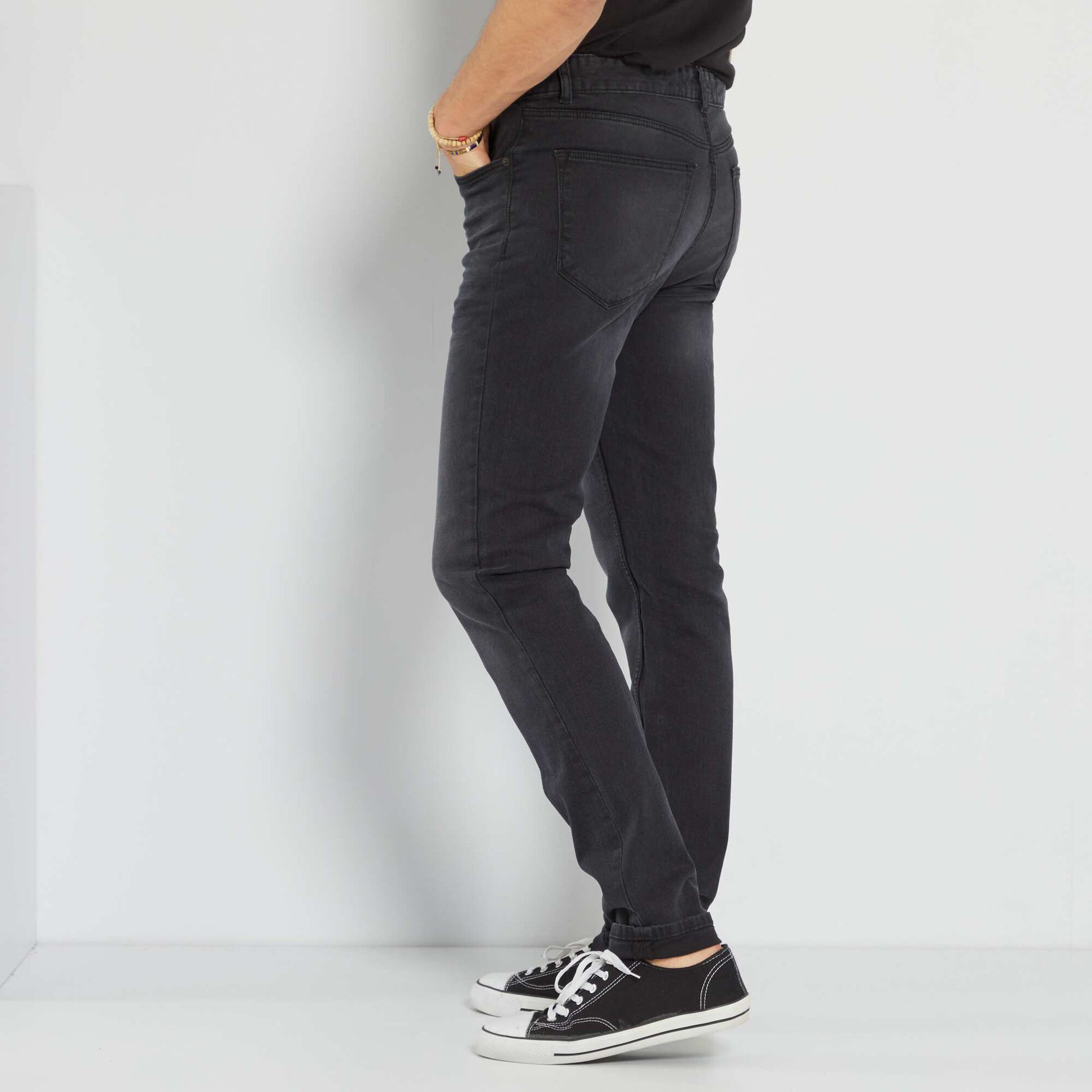L34 slim-fit eco-design jeans GREY