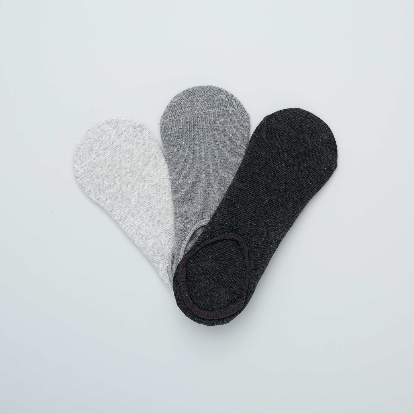 Pack of 3 pairs of ankle socks SHADES