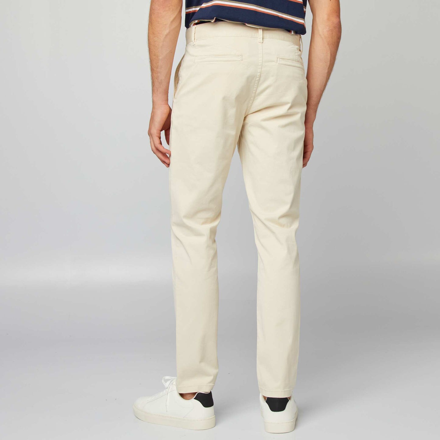 Slim-fit chinos WHITE