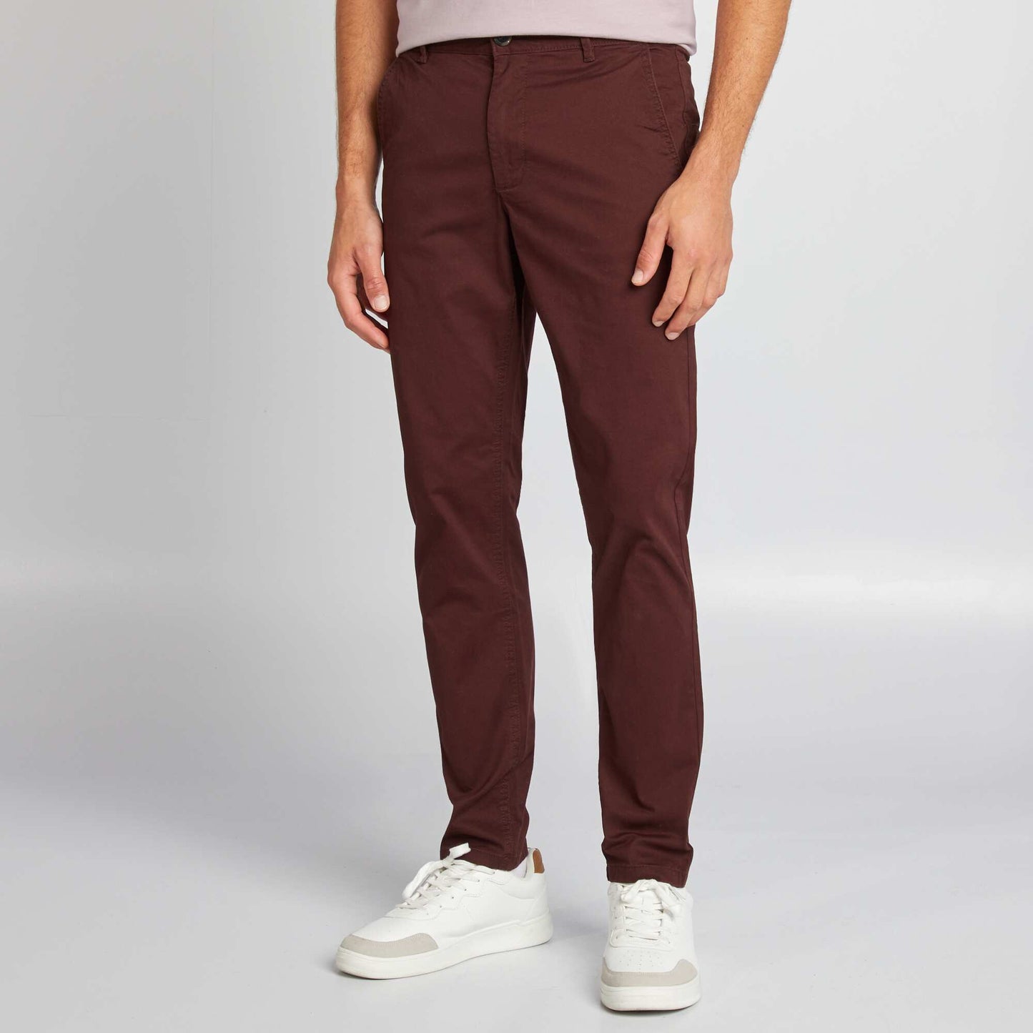 Slim-fit chinos BROWN