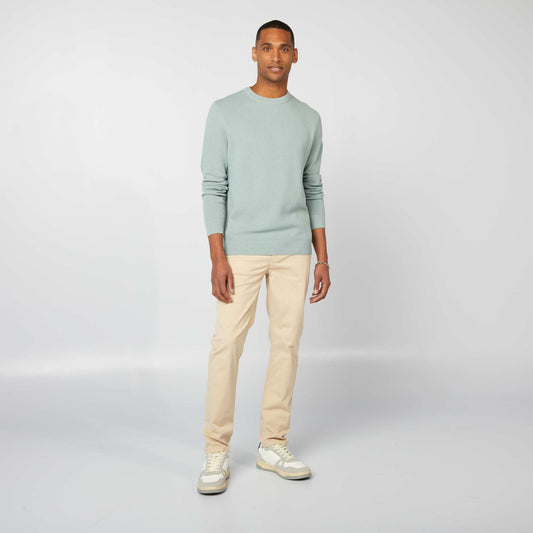 Slim-fit chinos BEIGE