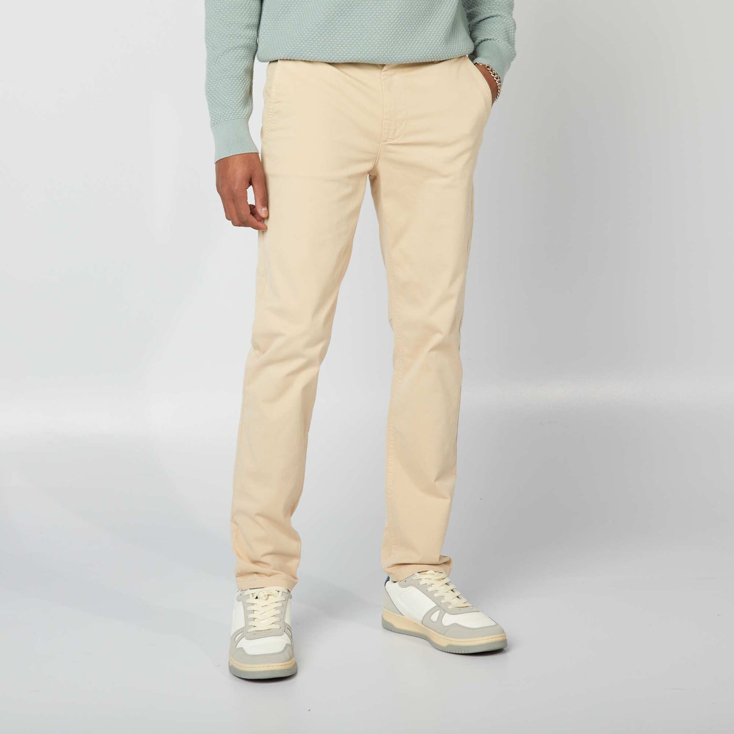 Slim-fit chinos BEIGE