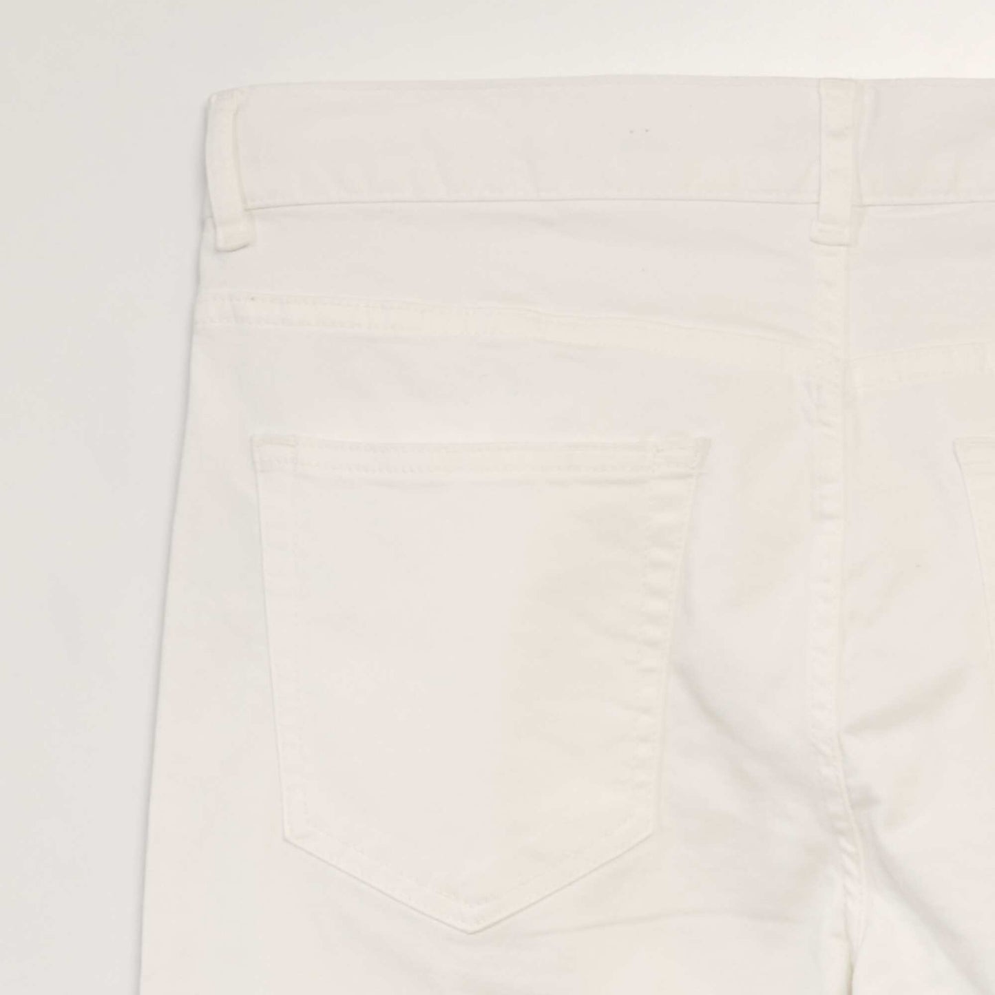 Slim 5-pocket chinos - L32 WHITE