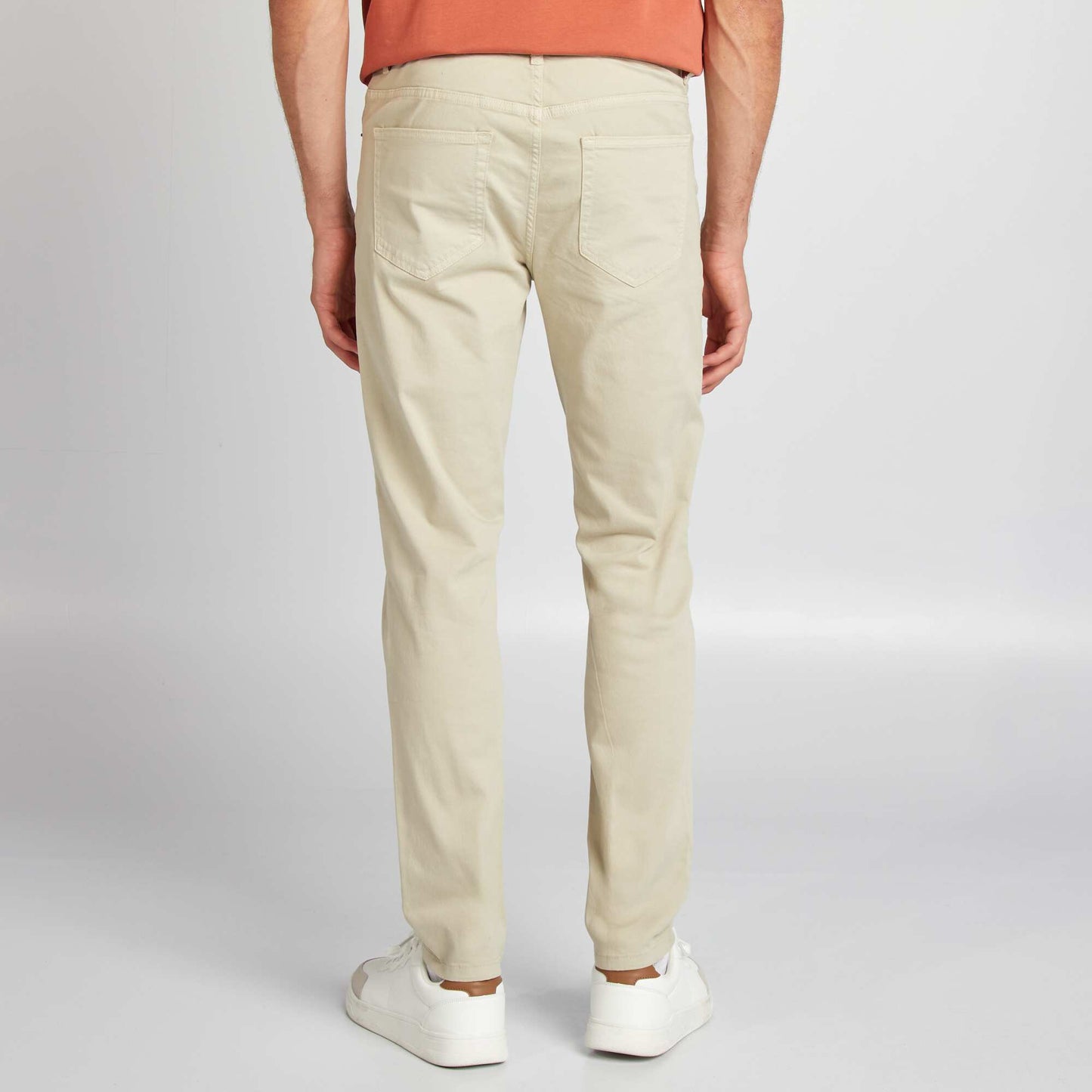 Slim 5-pocket chinos - L32 GREY